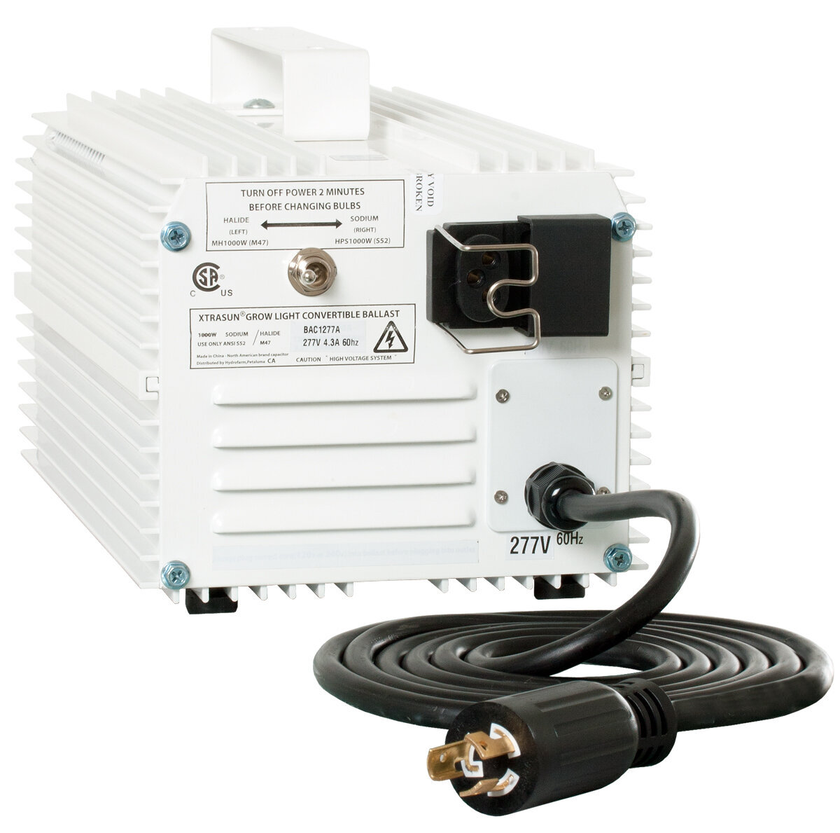 Xtrasun 1000W Convertible Ballast, 277V