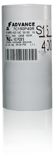 Capacitor, Metal Halide, 400W/Dry 24 MFD/400 VAC MIN