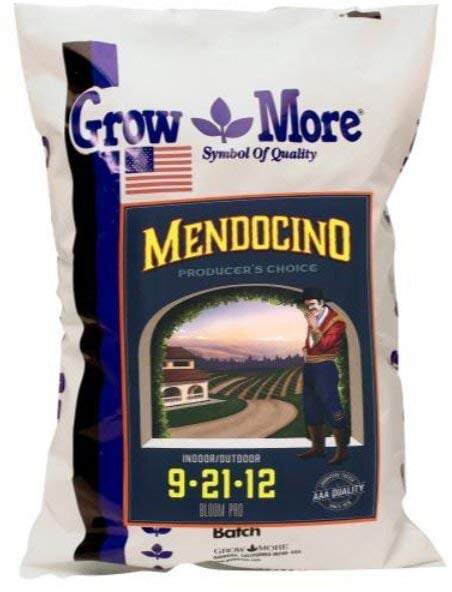 Grow More Water Soluble Mendo Bloom 9-21-12, 25 lbs
