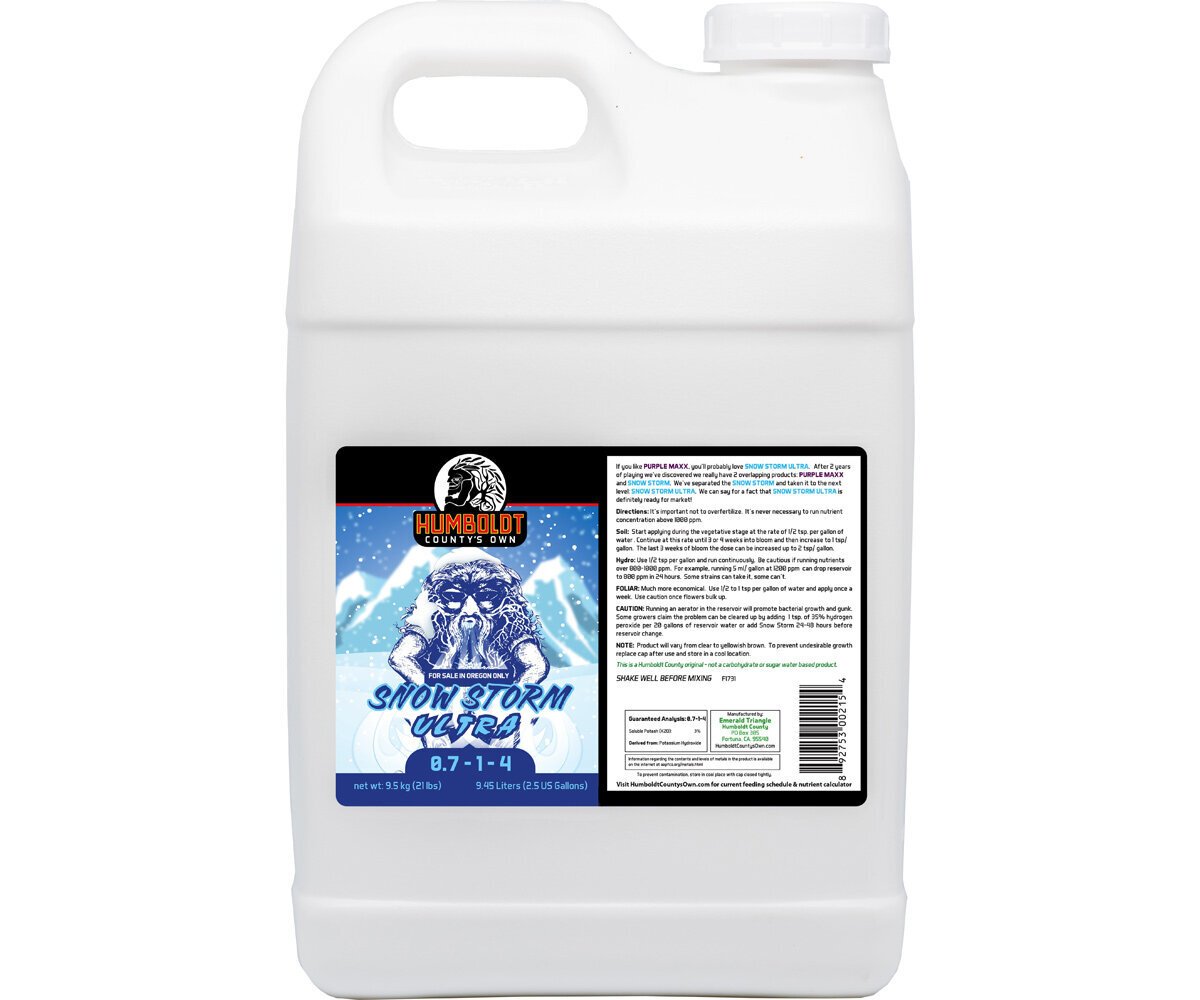 Snow Storm Ultra, 2.5 gal, OREGON ONLY
