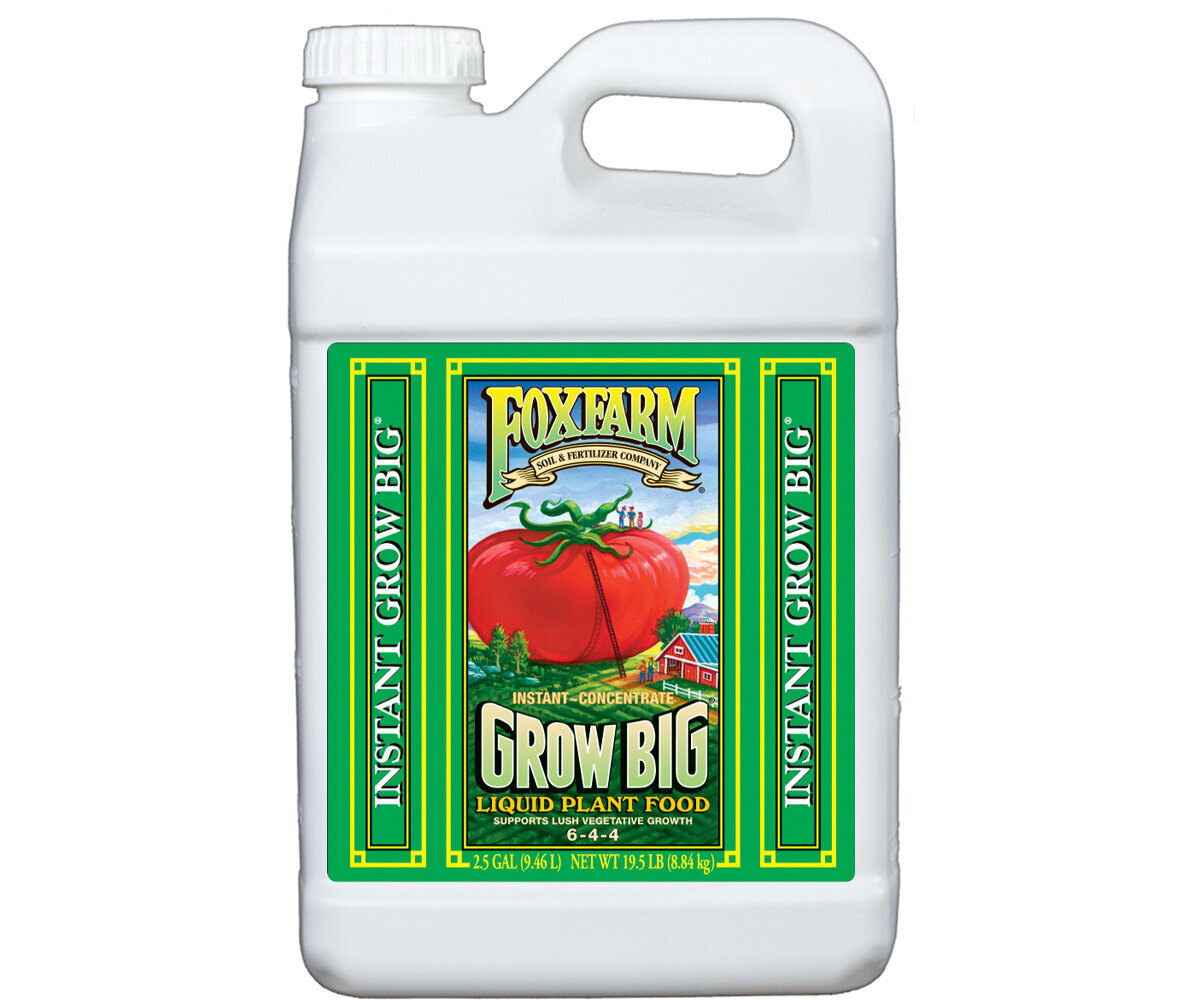 FoxFarm Grow Big&reg; Liquid Concentrate, 2.5 gal