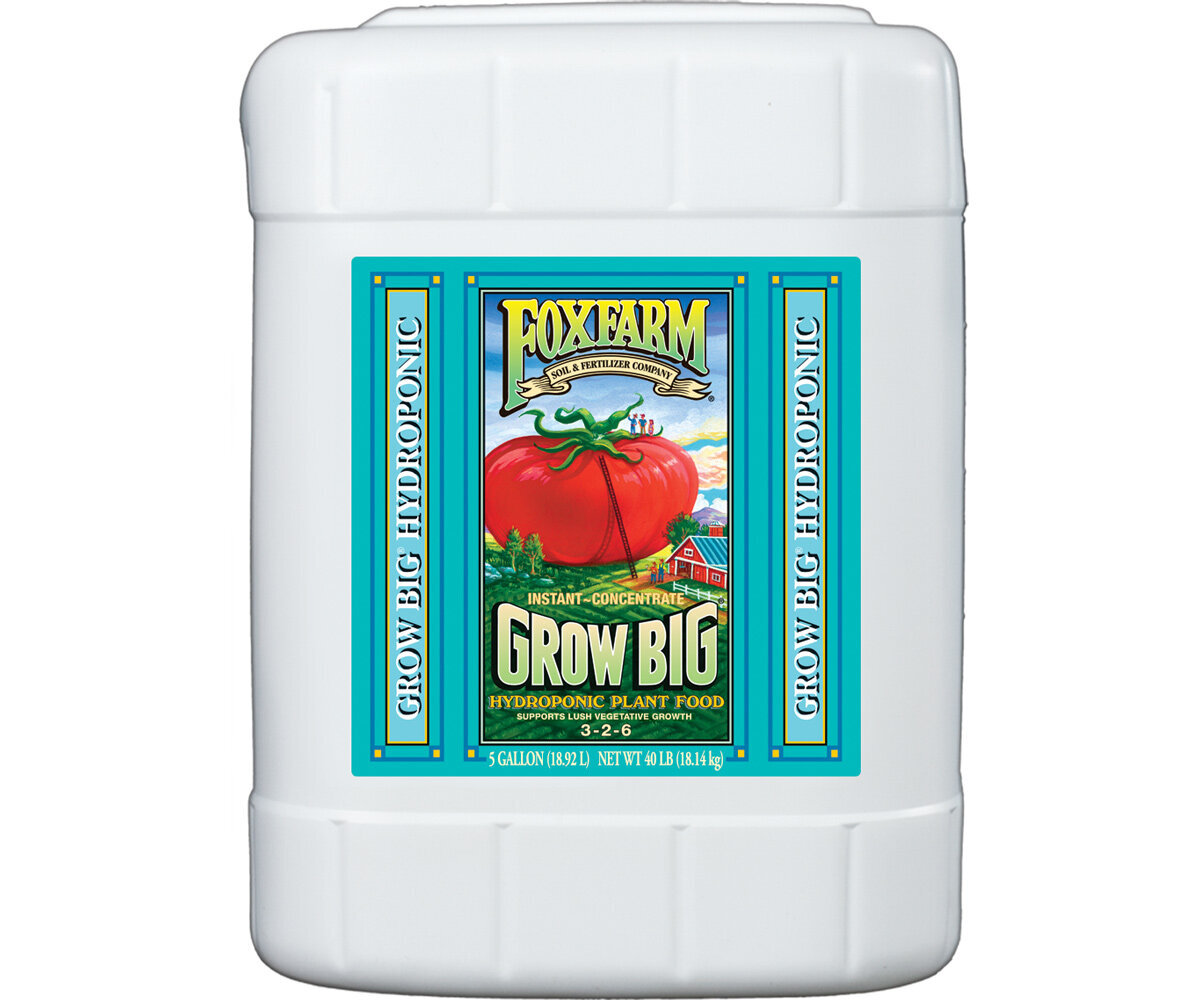 FoxFarm Grow Big Hydro&reg; Liquid Concentrate, 5 gal