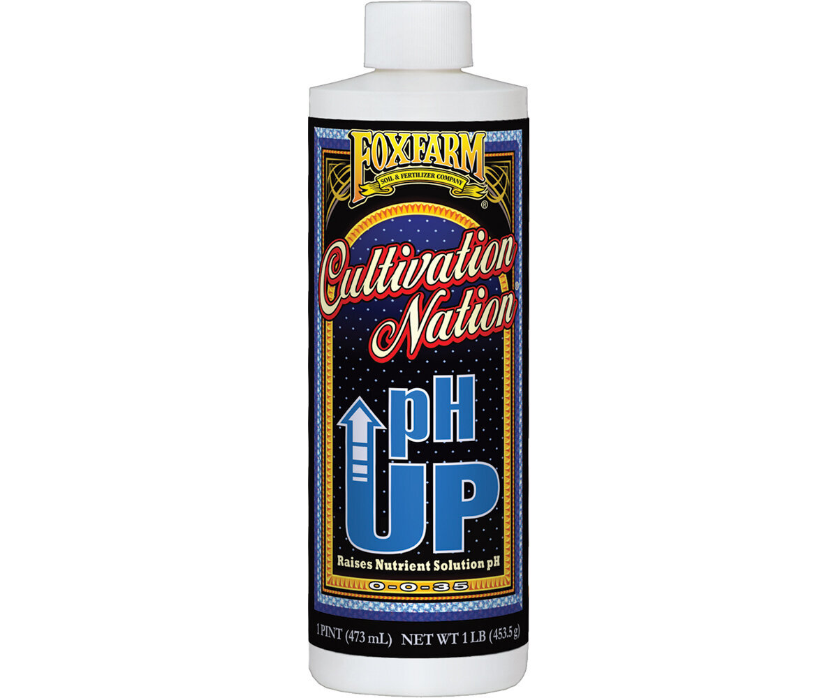 FoxFarm Cultivation Nation&reg; pH UP, 1 pt, case of 12