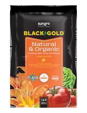 Black Gold Natural & Organic Potting Soil 1cf (70/PL)