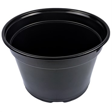 Grower Select 09.00 Coex MumPan Black 1.26gal 240/CS - 9in OD x 6.25in H