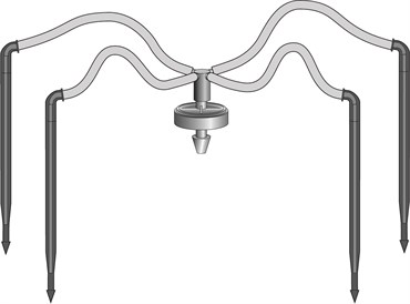 NET 4WAY MANIFOLD ASSEMBLY 18IN 014DM-1818F