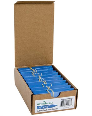 HDF 4"x5/8" Plant Stake Labels Blue