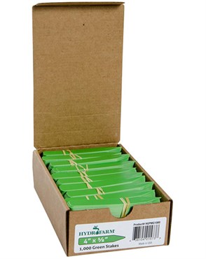HDF 4"x5/8" Plant Stake Labels Green