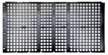 SWAP DURA-BENCH TOP 24X49.5IN BLK OVERLAP