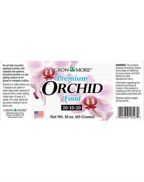 Grow More 10oz Orchid Urea Free 20-10-20