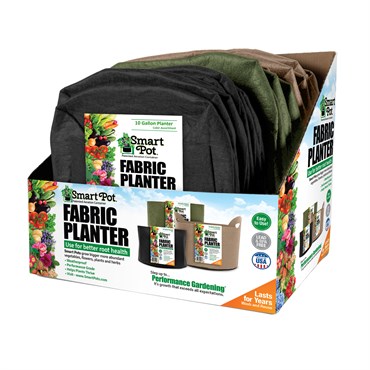 Smart Pot 12pc 10gal Pepper & Veggie - 3 Color Assortment w/Display Box