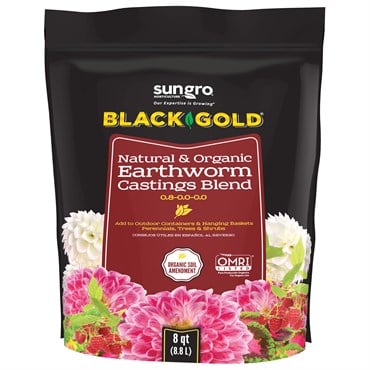 Black Gold Earthworm Castings 8qt (4/CS)