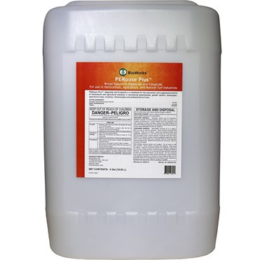 Bioworks PERpose Plus 5Gl OMRI HAZ ( Hydrogen Peroxide / Hydrogen Dioxide )