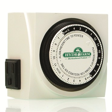 HDF Dual Outlet Timer 15amp 24 Hour