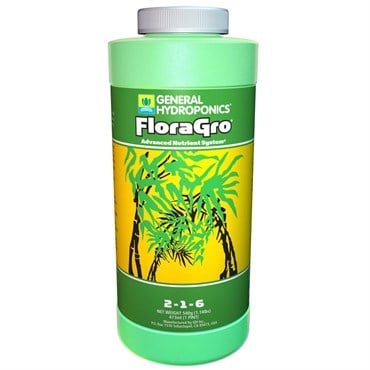 General Hydroponics 16oz Flora Gro (12/CS)