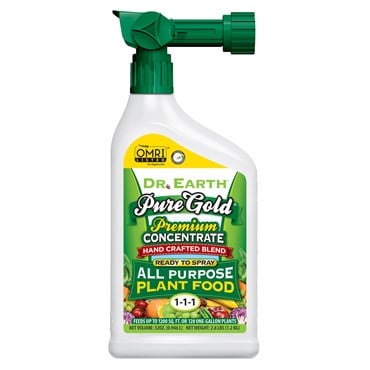 Dr Earth 32oz Pure Gold All Purpose Liquid Fertilizer RTS