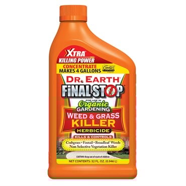 Dr Earth 32oz Weed & Grass Herbicide Concentrate