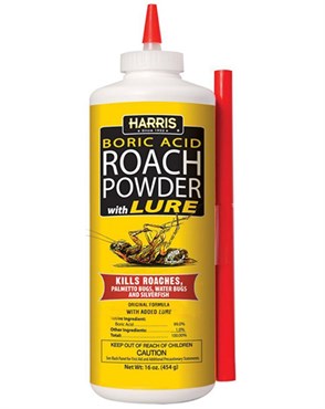 Harris 16oz 99% Boric Acid Roach Powder w/ Lure