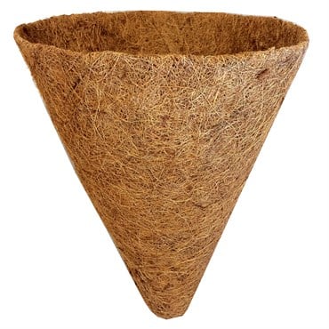 Gardener Select 12" Cone Coco Liner for Plaid Hanging Basket