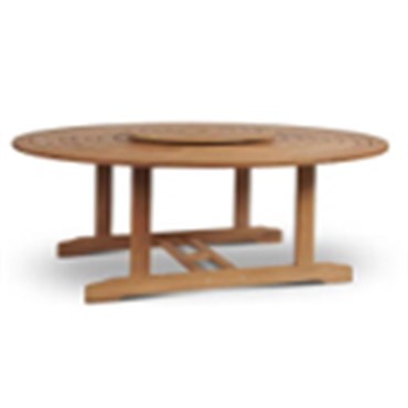 Gardener Select 4' Teak Dining Table Lazy Susan
