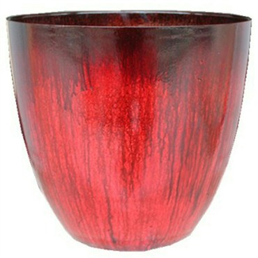 Gardener Select 12" Egg Planter Red Flower Planter 6/CS