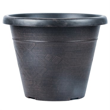 Grower Select 12.00 Beth Pot Red Wash 11.5 Liter 3.04gal 24/CS - 13.11in OD x 10.24in H