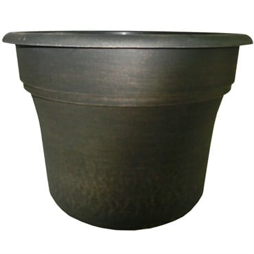 Grower Select 10.00 Orbit Pot Black / Gold 1.91gal 48/CS - 10.375in x 7.625in H
