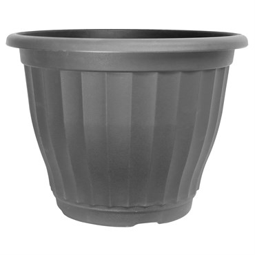 Grower Select 17.00 Castella Planter Aged Black 7gal 29/CS - 17.3in OD x 12.6in H