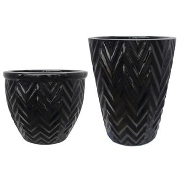 MCarr 16pc Aquapot Planter Pallet Glossy Black