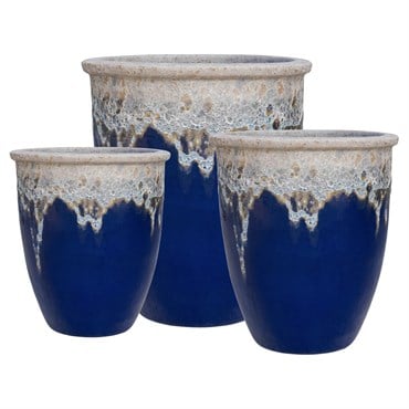 MCarr 12pc Aquapot Planter Pallet Volcanic Light Blue