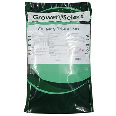 Grower Select 16-3-16 Cal-Mag Triple Iron 25lb (80/PL)