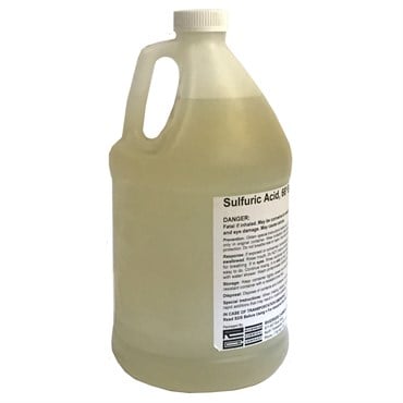 RIV Sulfuric Acid 93% 1Case HAZ (4X1Gl) 66 DEG sold by case only