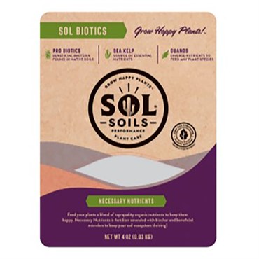 Sol Soils 4oz Biotics Necessary Nutrient 10/CS