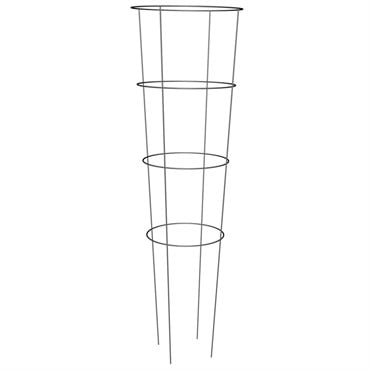 Panacea 54" 4 Leg 4 Ring Galvanized Tomato Cage