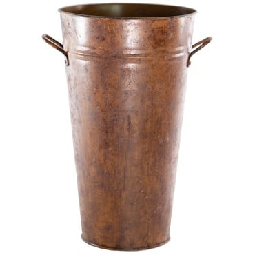 Gardener Select 12" Tall Bucket with Handle Rusty 6.7"x4.7"x12" 24/CS