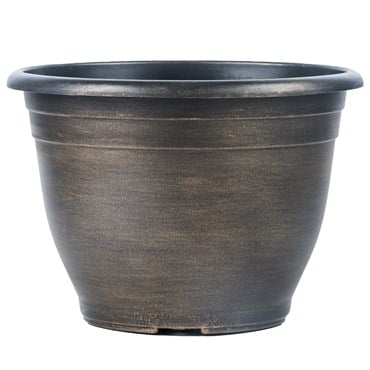 Grower Select 10.00 Tara Pot Gold Wash 6.5 Liter 1.72gal 48/CS - 10.83in OD x 7.68in H LF1102
