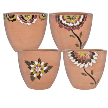 MCarr 81PC Natural Clay Mixed Planter Plt