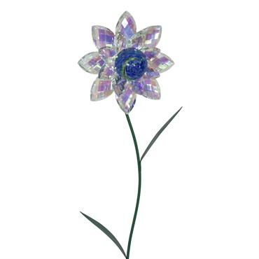 E-V Illuminarie Gem Flower Stake Iridescent