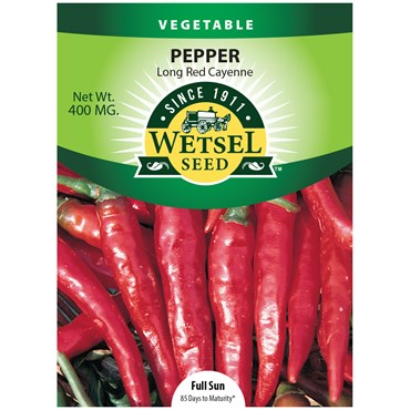 Peppers, Long Red Cayenne - 400 Mg