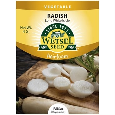 HEIRLOOM, LNG WH ICICLE RADISH