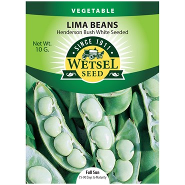 Limas, White Seeded Henderson - 10 Gram