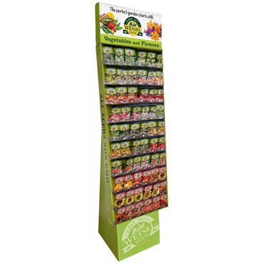 Wetsel 600PKT Veg/Flower Asst W/1 Floor Rack