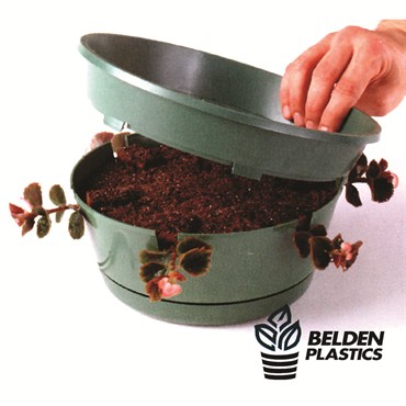 BLD 10.00 HANGING GARDEN WIRE HANGER GRN 25/CS 36CS/PL 690202
