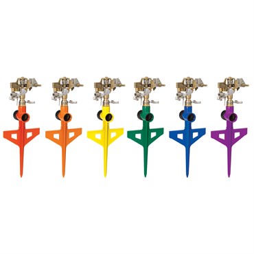 Dramm Colorstorm Impulse Stake Sprinkler Assorted Colors