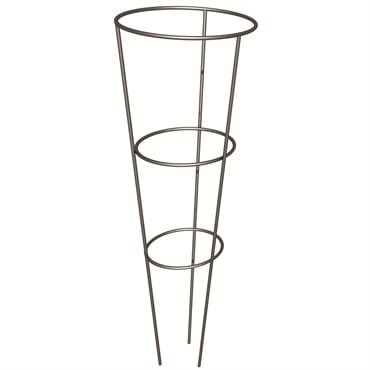 Panacea 42" 3 Leg 3 Ring Galvanized Tomato Cage
