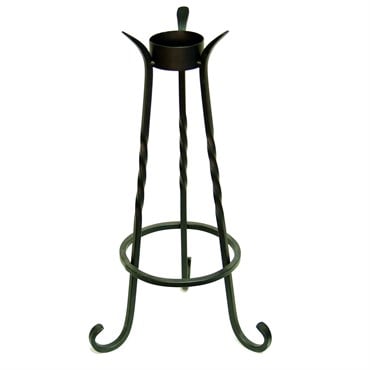E-V Victorian Globe Stand Black for 10"-14" Globes