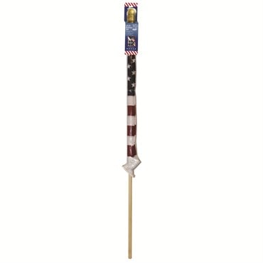 FlagZone Set 2.5'x4' Poly Cott US Banner Flag Set W/ 5' Pole