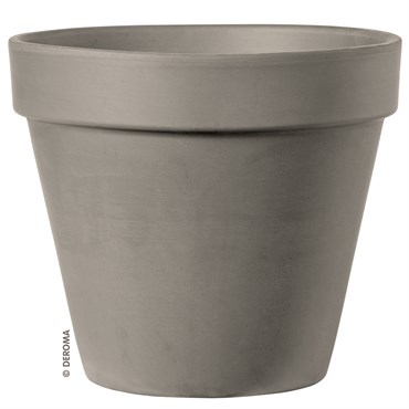Deroma 4.3" Standard Pot Grafite Clay Case Pack