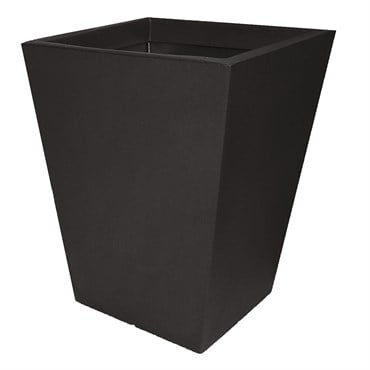Tusco 22" Cosmo Square Planter Black