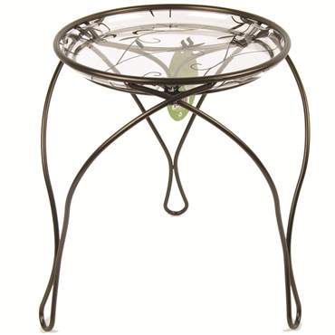 Plastec 13" Elegance Plant Stand Dark Bronze